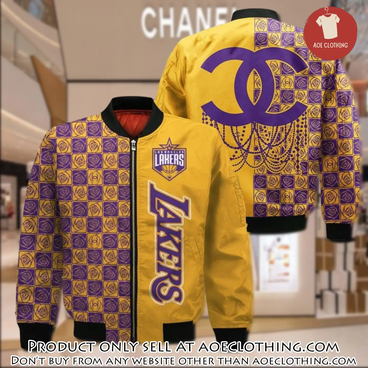 Chanel nba lakers jacket luxury clothing clothes outfit for men aoe0921889